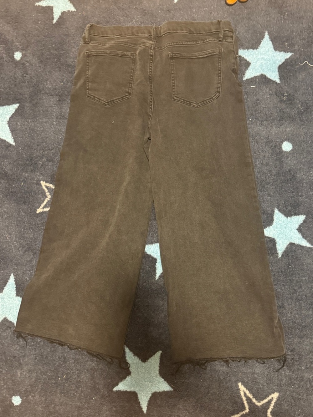 Black Washed Button-Fly Jeans - Picture 3 of 3